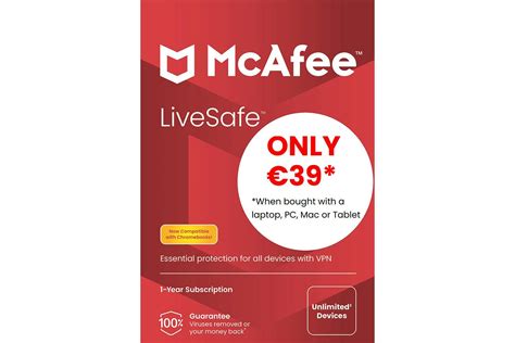 mcafee livesafe subscription cost.